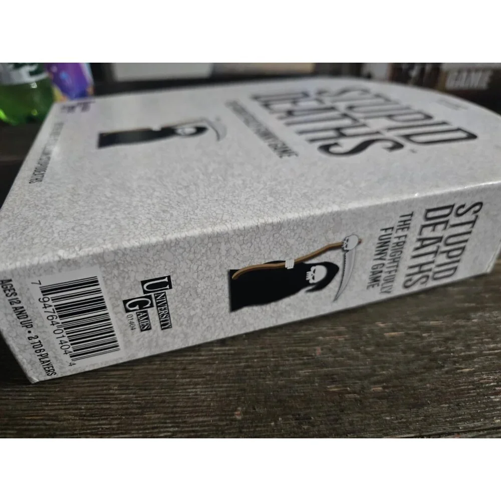 Stupid Deaths Board/Card Game (University Games, 2019) Complete NWOT